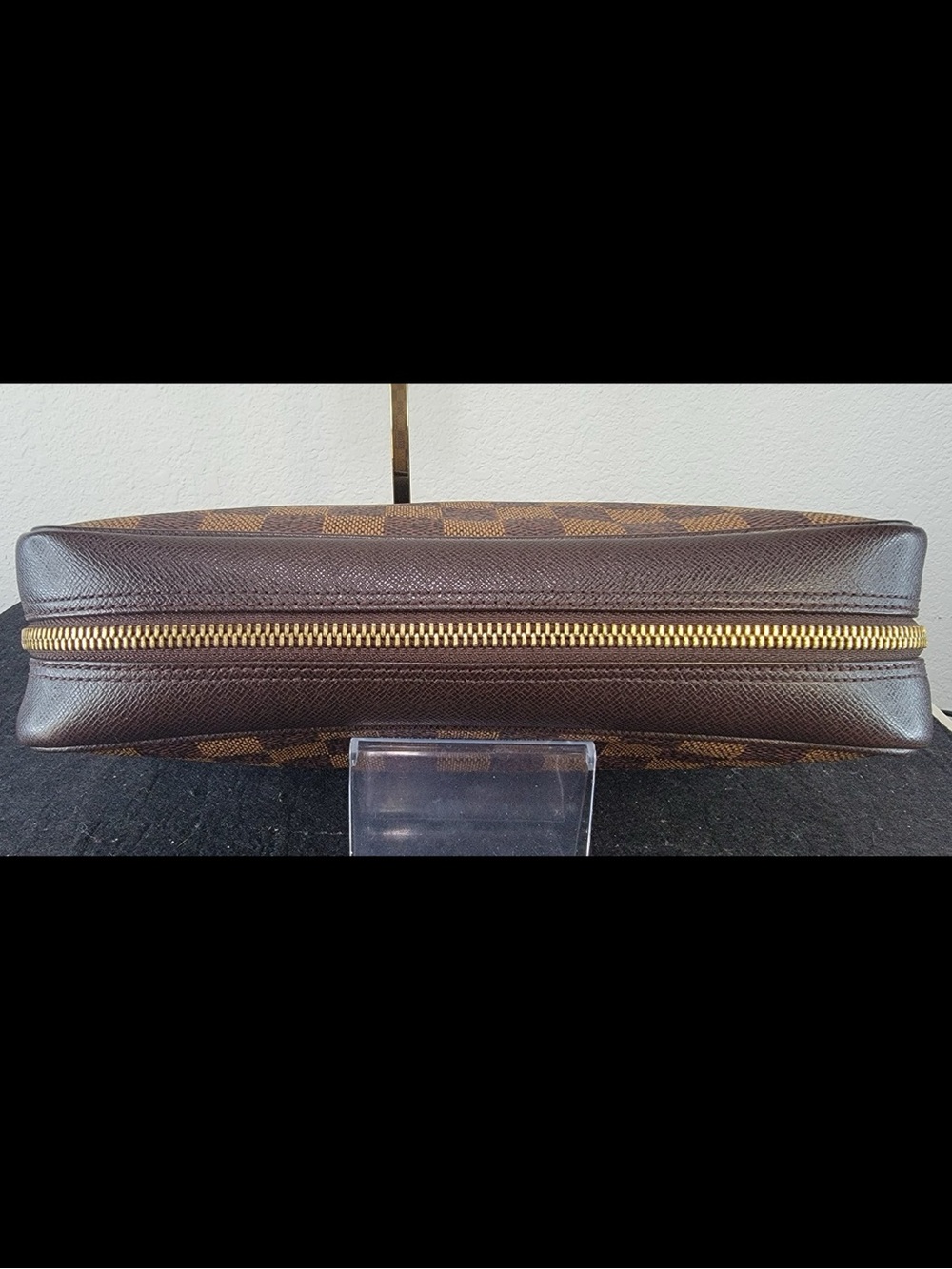 •LOUIS VUITTON• Damier Ebene Trousse Toilette pouch - Picture 8 of 14